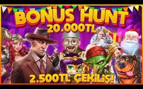 SLOT OYUNLARI ☘️? 20.000₺ BONUSHUNT ☘️? 2500₺ NAKİT ÇEKİLİŞ  ?☘️ #slot #slotoyunları #casino