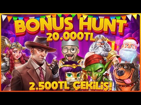 SLOT OYUNLARI ☘️? 20.000₺ BONUSHUNT ☘️? 2500₺ NAKİT ÇEKİLİŞ  ?☘️ #slot #slotoyunları #casino