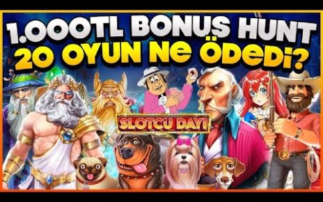 SLOT OYUNLARI ⭐2O OYUN BONUS HUNT ✴️AVA GİDEN AVLANIR⭐ #slot #slotoyunları #casino