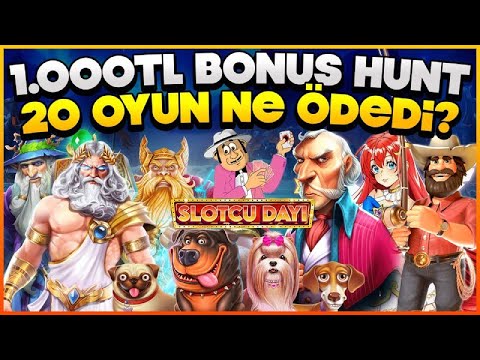 SLOT OYUNLARI ⭐2O OYUN BONUS HUNT ✴️AVA GİDEN AVLANIR⭐ #slot #slotoyunları #casino