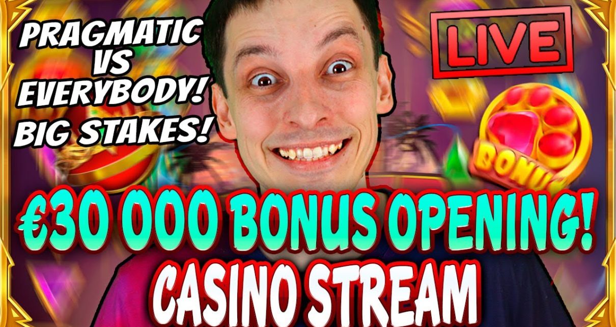 SLOTS LIVE ? BIG €30 000 BONUS OPENING! Casino Stream Big Wins with mrBigSpin