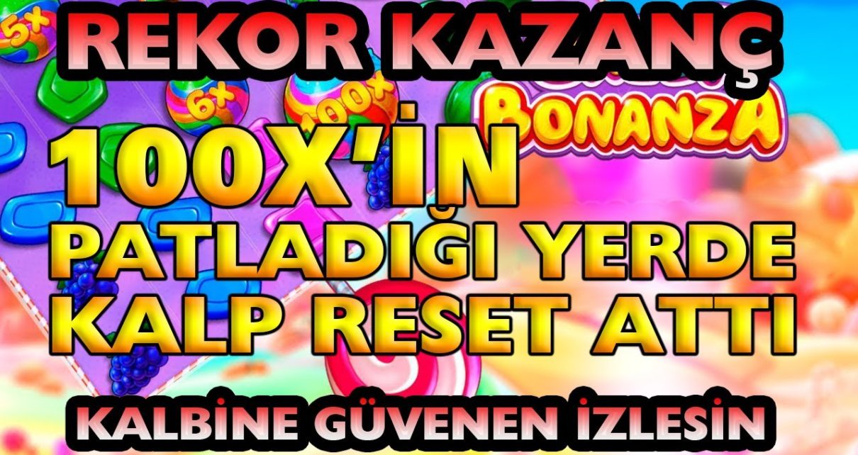 SWEET BONANZA |100x le Rekor Kazanç Bigwin| #slot #casino #slotoyunları  #sweetbonanza #bigwin #100x