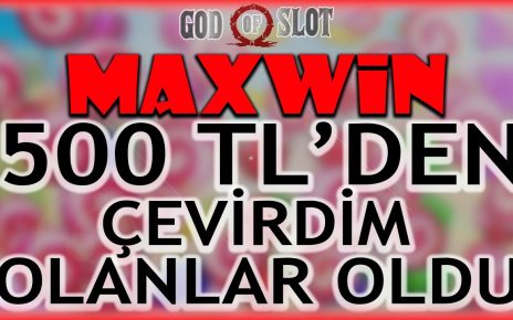 SWEET BONANZA | 500 TL'den Çevirdim 4 Şeker Yakaladım | #slot #casino #slotoyunları