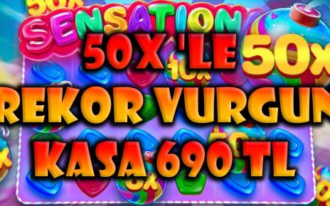 SWEET BONANZA | KÜÇÜK KASA (690TL)  BÜYÜK KAZANÇ | 50X BOOMM?#taktik #slot #casino #sweetbonanza