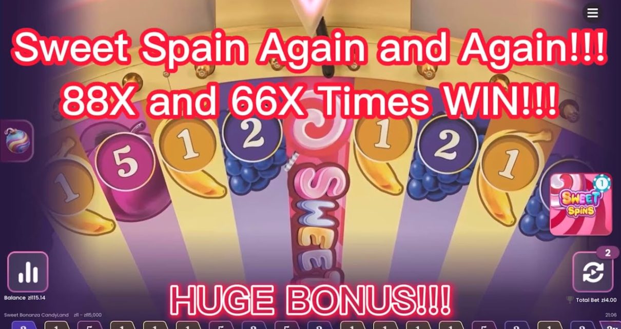 Sweet Bonanza Sweet Spins! Many Bonus triggered and huge Win! Online casino 網路賭場