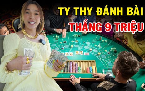 Ty Thy chơi Casino Campuchia bất ngờ thắng 9 triệu  – Ty Thy Vlog Gỏi đu đủ