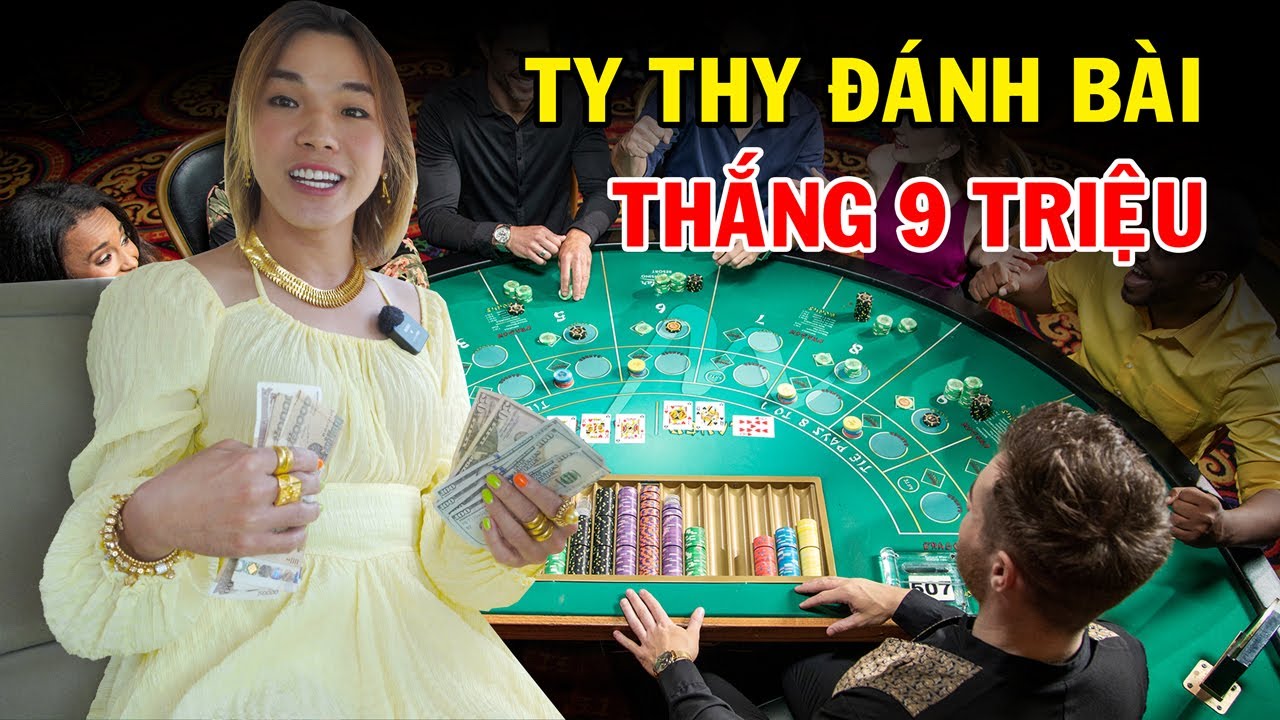 Ty Thy chơi Casino Campuchia bất ngờ thắng 9 triệu  - Ty Thy Vlog Gỏi đu đủ