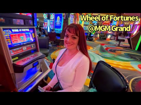 Wheel of Fortune Slot Machines! @ MGM Grand Casino, Las Vegas ✨ component 1