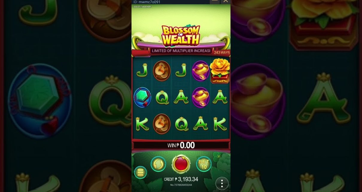 Winning Jackpot small on Blossom Of Wealth | mwplay | Online Casino PH