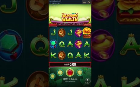 Winning Jackpot small on Blossom Of Wealth | mwplay | Online Casino PH