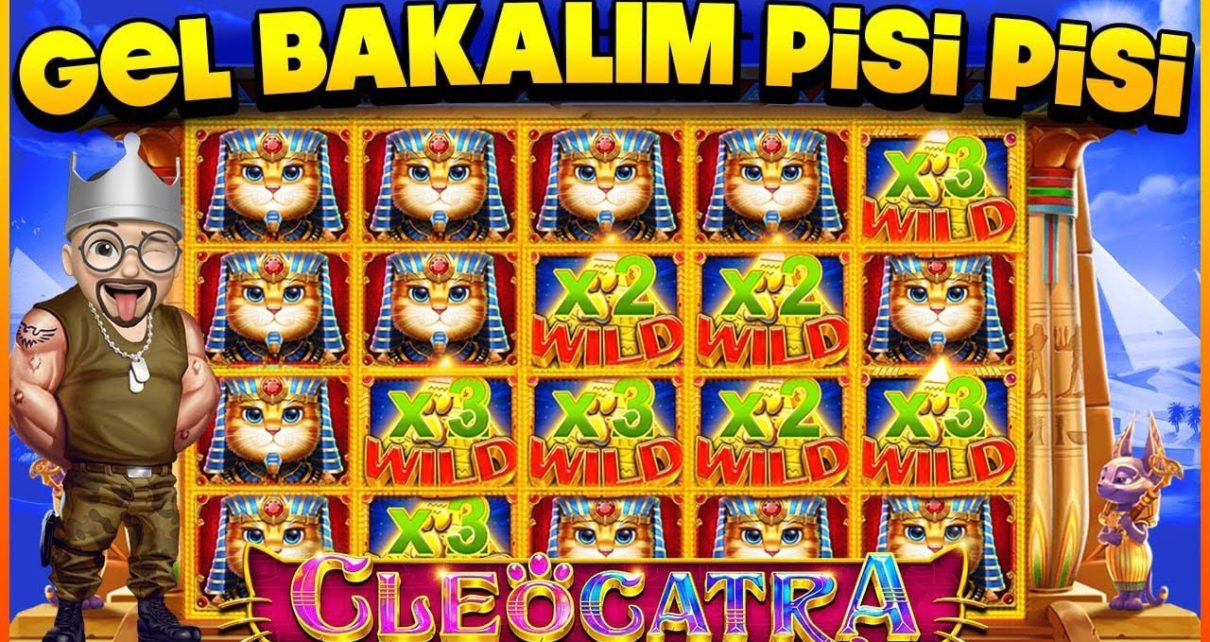 YENİ SLOT OYUNU ? CLEOCATRA ? KEDİYLE CEBELLEŞTİK ?ı