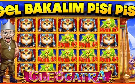 YENİ SLOT OYUNU ? CLEOCATRA ? KEDİYLE CEBELLEŞTİK ? #slot #slotoyunları #casino