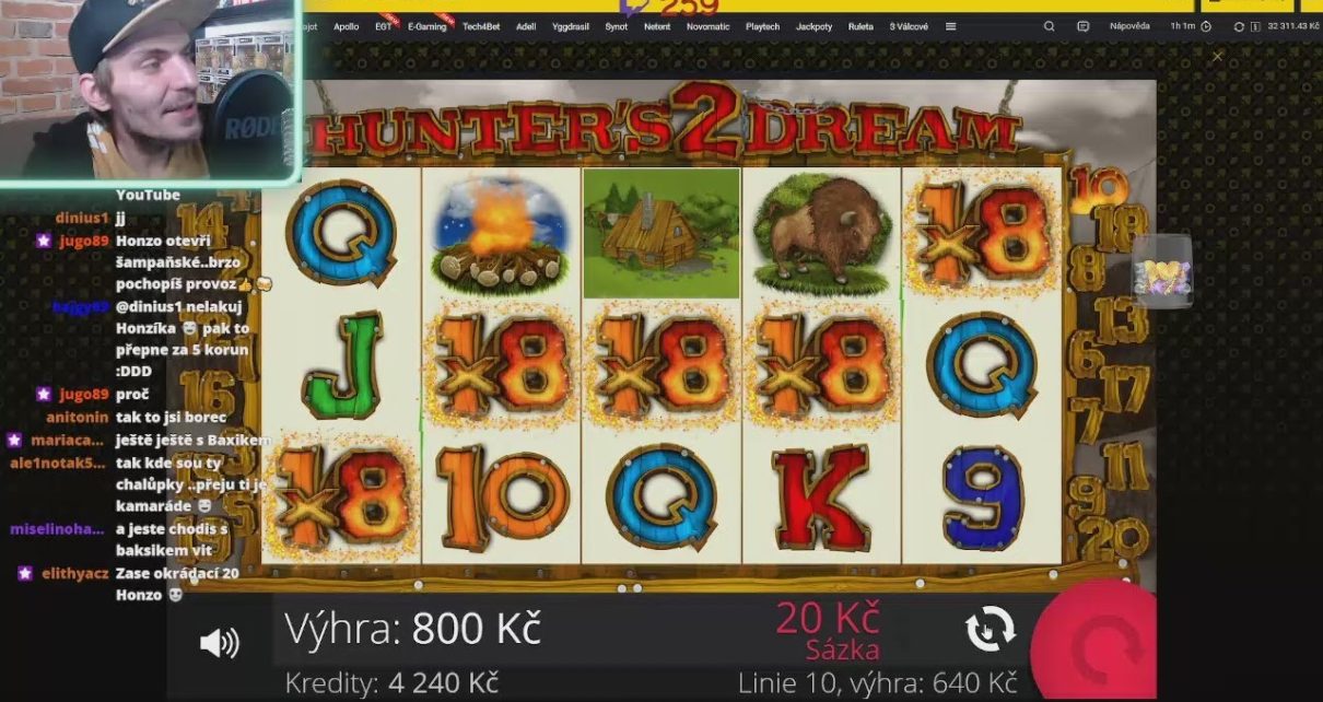 ZS | HUNTERS DREAM 2 | BIG WIN 176x | FORTUNA ONLINE CASINO