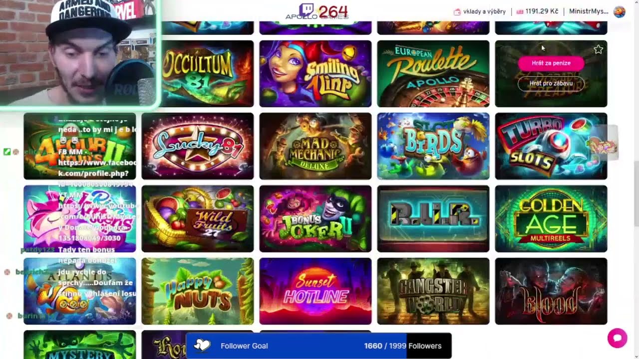 ZS #21 | APOLLO GAMES ONLINE CASINO |  PŘES 20 HER ZA 500 KČ