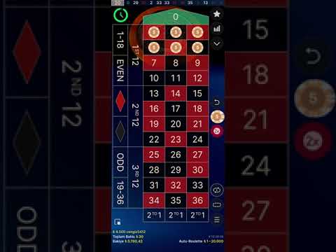 #rulet | 0-7-8-9 Taktiği | #rulettaktikleri #casino