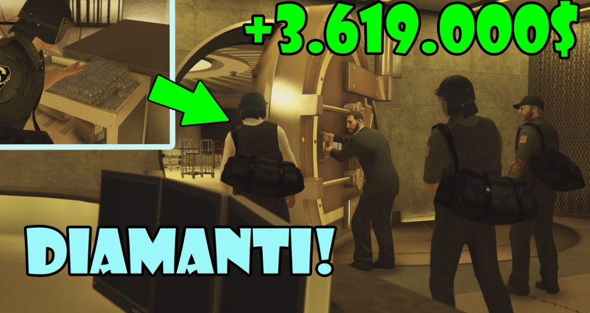 +3.619.000$ COLPO CASINO DIAMANTI INGANNO GTA 5 ONLINE ITA