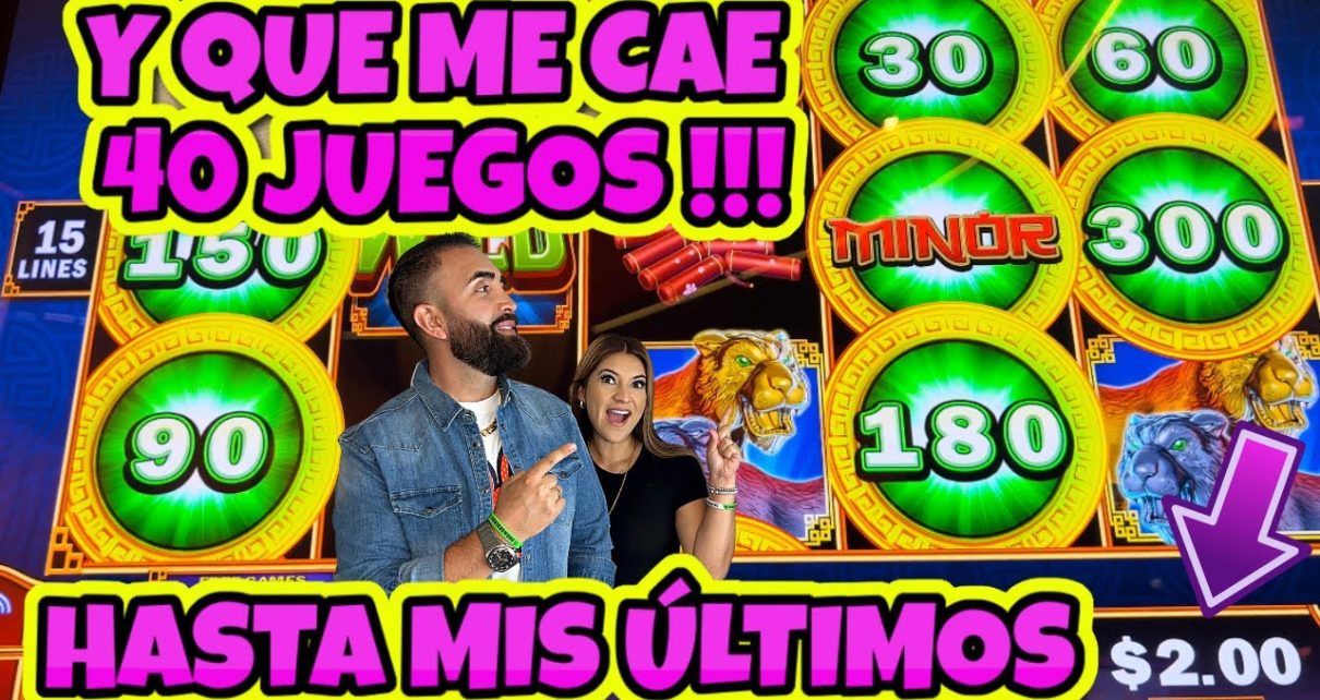 ? 40 JUEGOS GRATIS CON MIS ULTIMOS  DOLARES ! CASH XTREME RISING TWIN TIGERS EN #OCEANCASINO