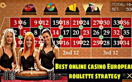 Best online casino European roulette strategy ?