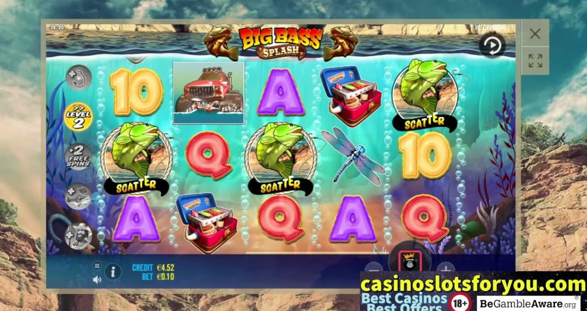 Big Bass Splash, Online Casino Slots Bonus