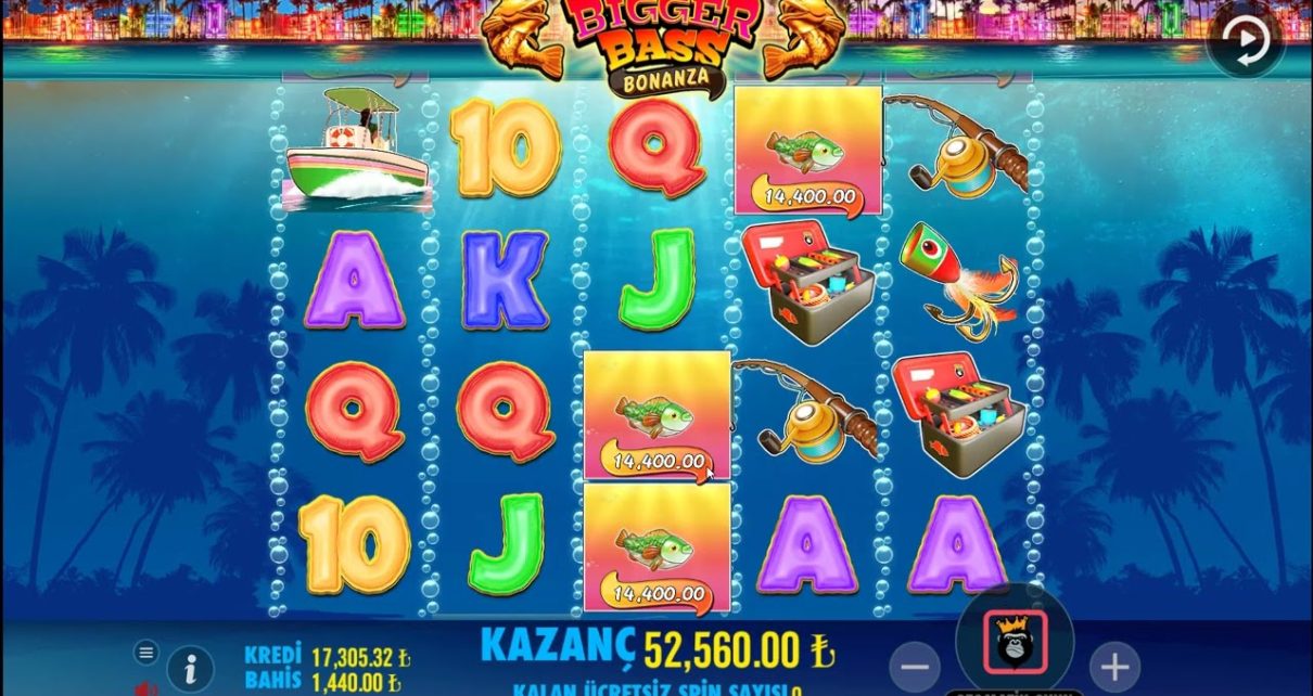 Bigger Bass Bonanza – Şans Geldi , Böyle Bir Ekran Yok 1200x