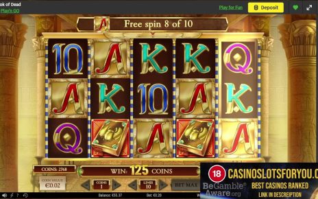 Book of Dead, Online Casino Slots Bonus