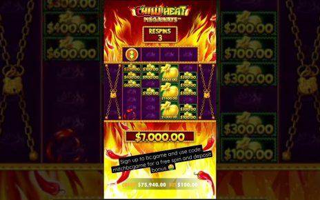 CHILLI HEAT MEGAWAYS HUGE WIN RESPINS FEATURE *MASSIVE WIN* – ONLINE CASINO SLOTS #casino #win #slot