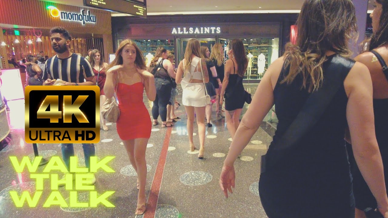 Cosmopolitan Las Vegas Casino Walk at night [4K]