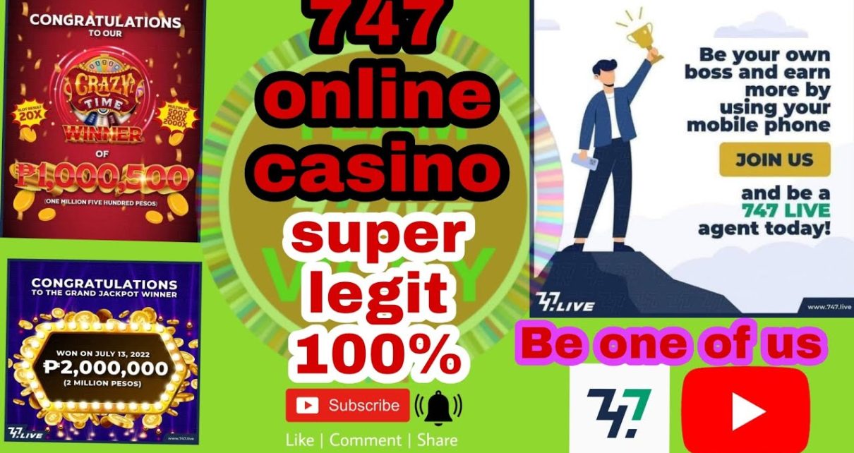 Dito sa 747 online casino, lahat nang panalo binabayaran dito,,