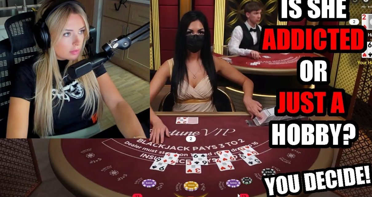 Does She Have An Addiction? YOU DECIDE | HighStakes BlackJack