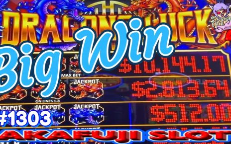 Dragons Luck Slot Machine, 9 Lines Max Bet ,  YAAMAVA Casino 赤富士スロット 唯一のビデオ