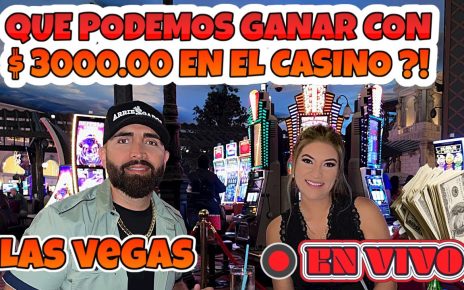 ?EN VIVO QUE PODEMOS GANAR CON 00.00 DÓLARES EN UN CASINO DE LAS VEGAS ?