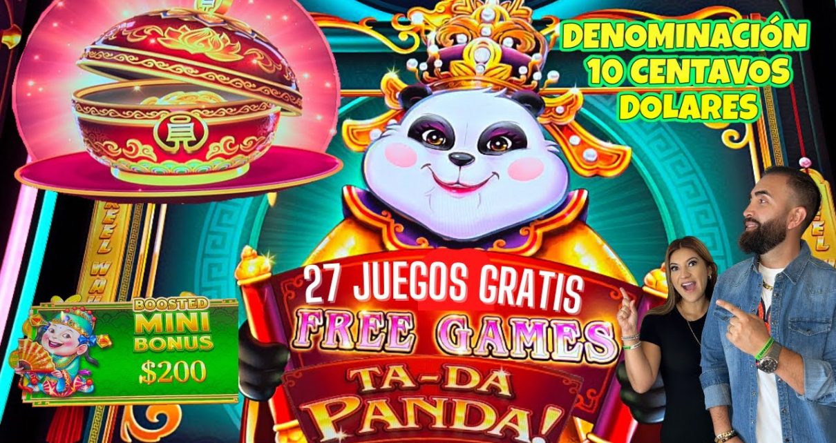 ? ESTA MAQUINA NO PARABA DE DARNOS JUEGOS ADICIONALES! TA-DA PANDA SLOT MACHINE EN OCEAN CASINO