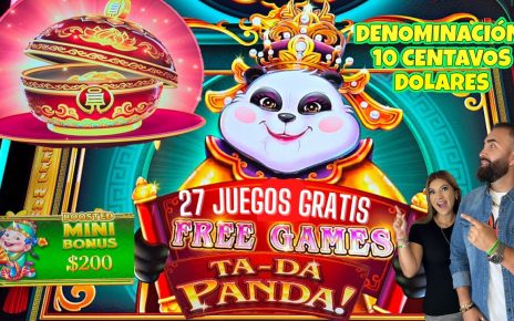 ? ESTA MAQUINA NO PARABA DE DARNOS JUEGOS ADICIONALES! TA-DA PANDA SLOT MACHINE EN OCEAN CASINO