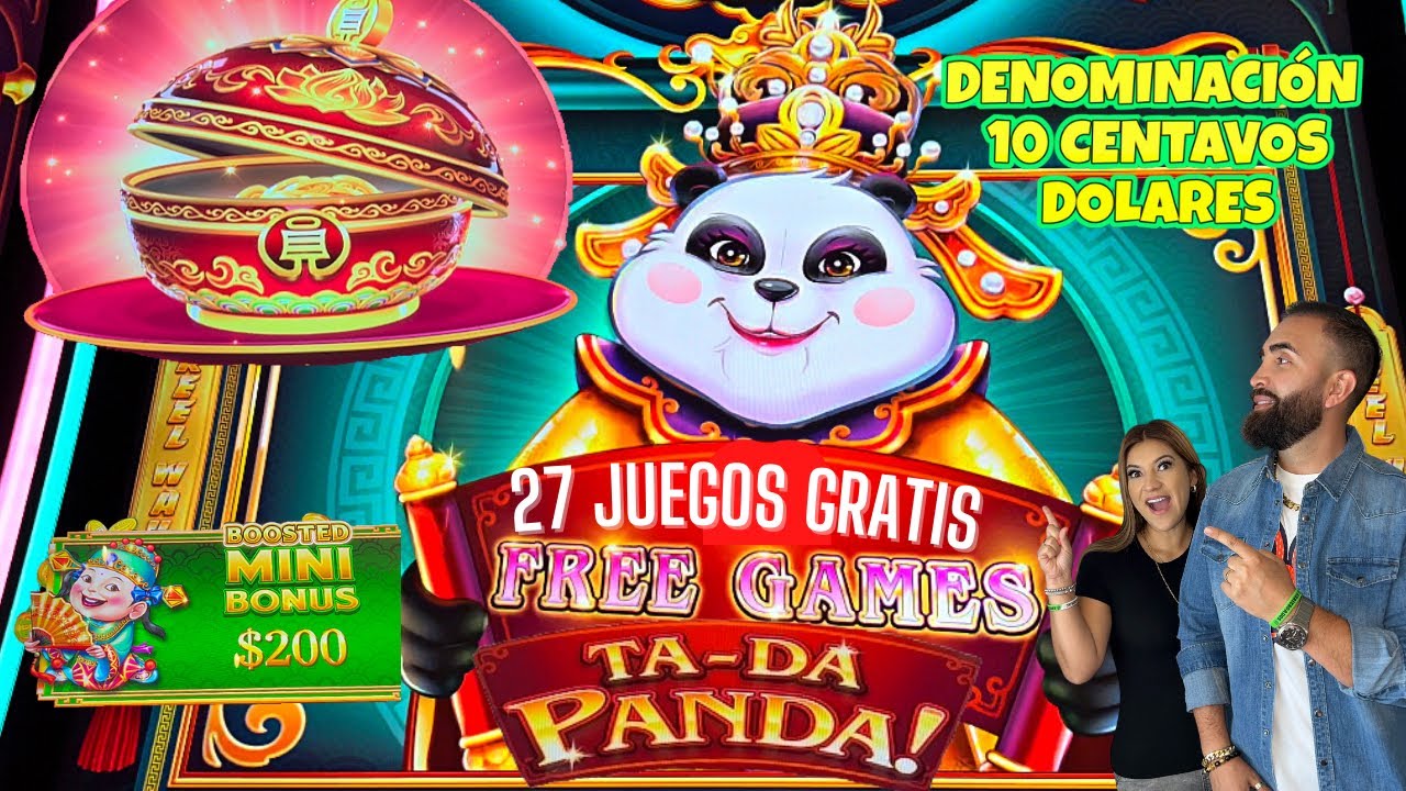 ? ESTA MAQUINA NO PARABA DE DARNOS JUEGOS ADICIONALES! TA-DA PANDA SLOT MACHINE EN OCEAN CASINO