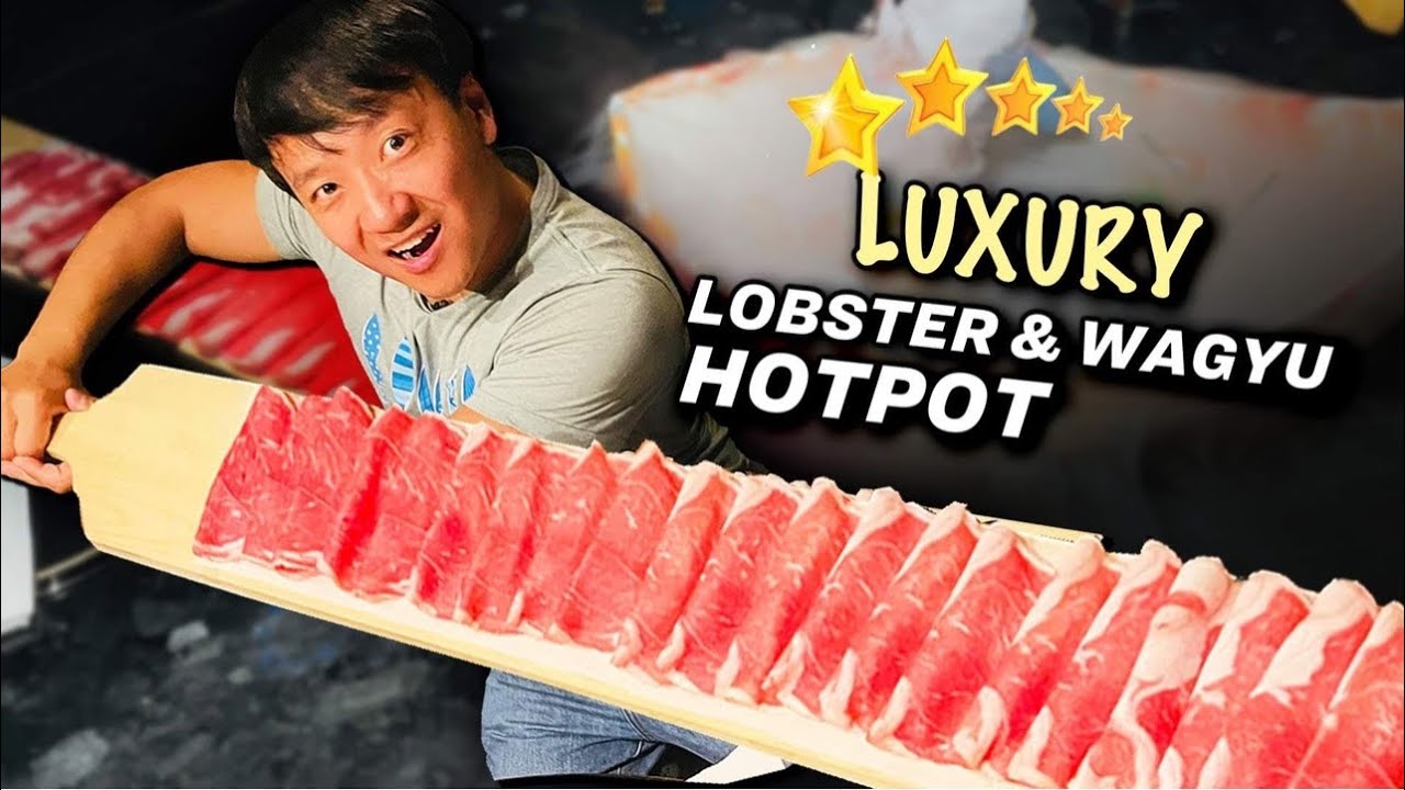 FIVE STAR Luxury LOBSTER & WAGYU HOTPOT in VENETIAN CASINO Las Vegas