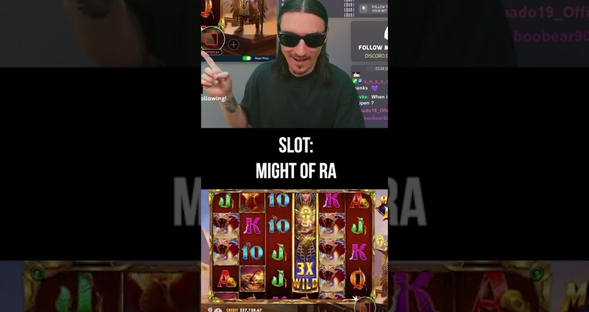 FRANK DIMES BIG WIN IN ONLINE CASINO SLOT powerfulness OF RA