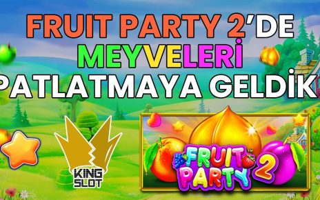 #FruitParty2'de Free Spinlerle Büyük Kazancın Peşindeyiz! – King Slot #casino #slotvideo #slot