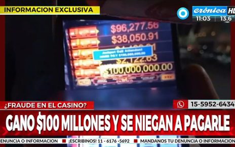 Gano 100 millones de pesos… ¡y el casino se niega a pagarle!