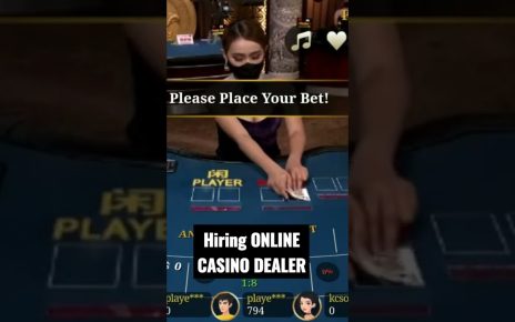 Gusto mo ba magwork sa Online Casino Dealer?