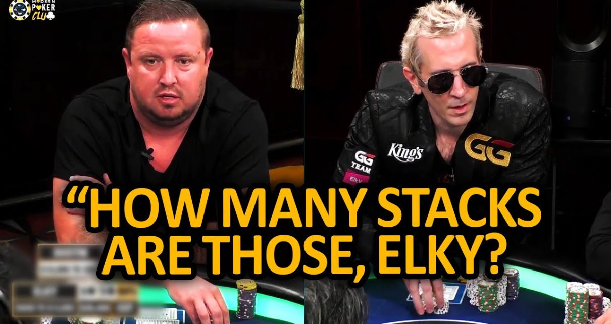 He's So Aggressive Against ElkY @Hustler Casino Live