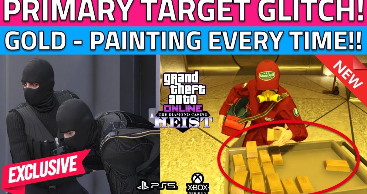 How To Get GOLD/Artwork EVERY TIME In GTA 5 Online Casino Heist! Change Primary Target Money Glitch