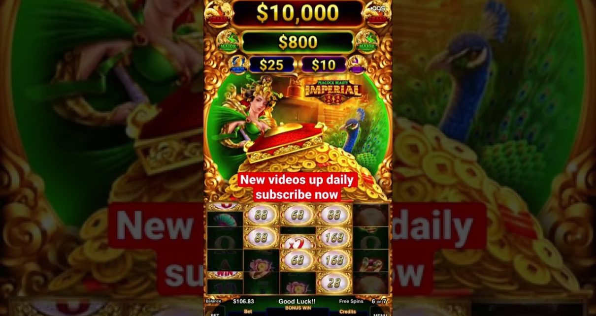 Imperial 88 | Free Games | $.88 Bet | Small Win | Bad Win | Online Casino | Fast Cash #shorts