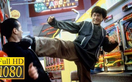 Jackie Chan fights in a casino with Cougar's thugs in the flick THUNDERBOLT (1995)