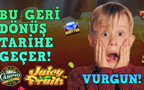 #JuicyFruits'te Efsane Geri Dönüşle Gelen Vurgun! – Casino Beyi #slot#casino#slotoyunları#pragmatic