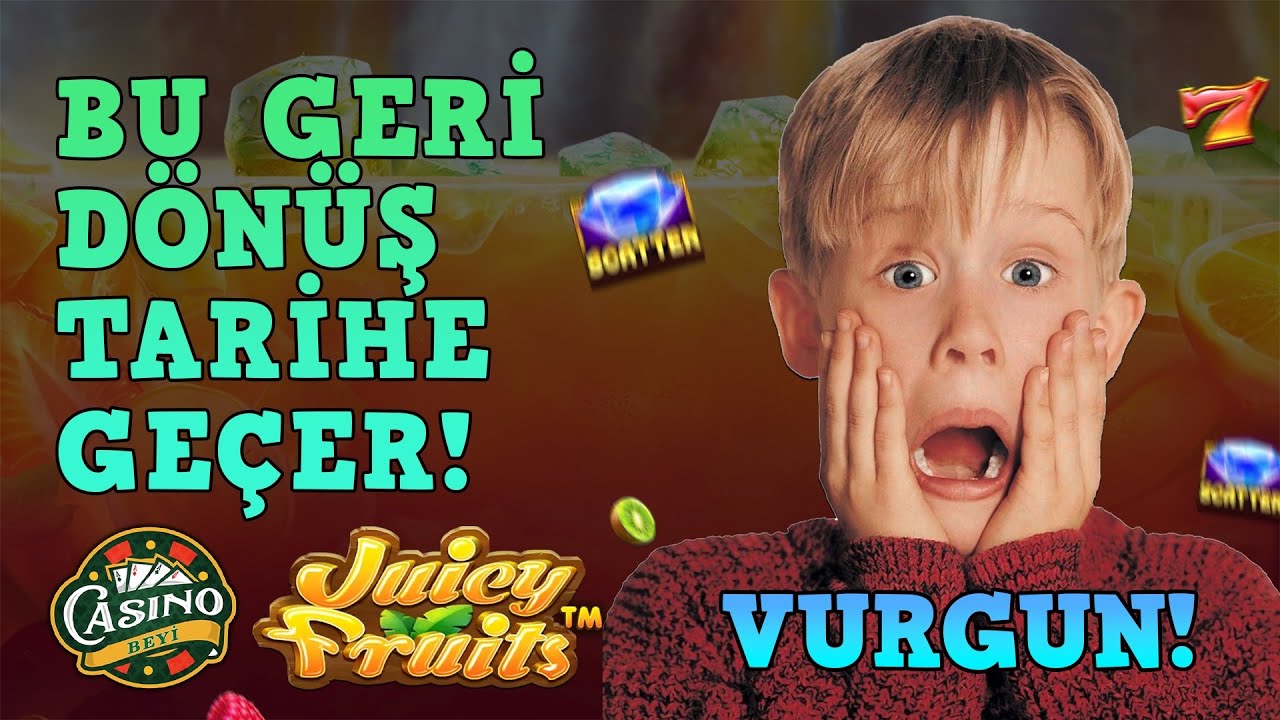 #JuicyFruits'te Efsane Geri Dönüşle Gelen Vurgun! - Casino Beyi #slot#casino#slotoyunları#pragmatic