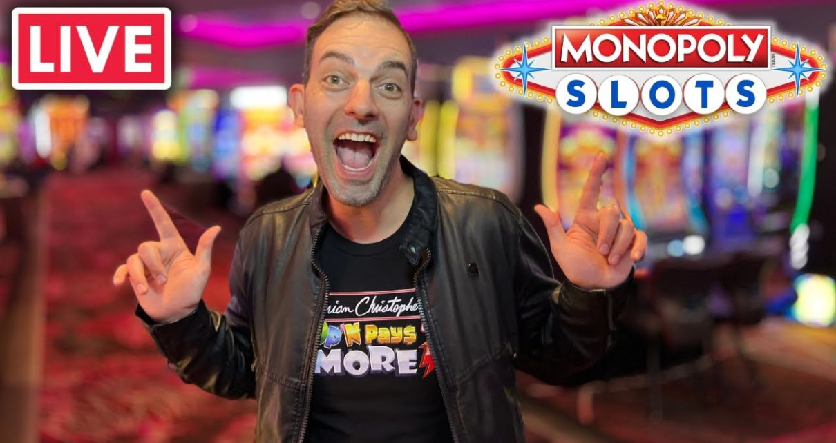 LIVE ? MONOPOLY Slots at the Casino! ? Play with Me!