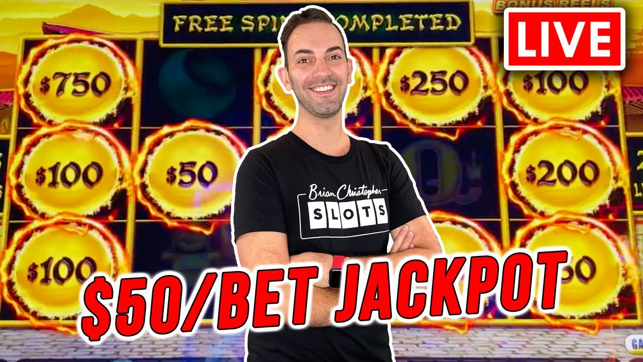 ? Live ? Plaza Hotel & Casino $50/Bet ? JACKPOT!