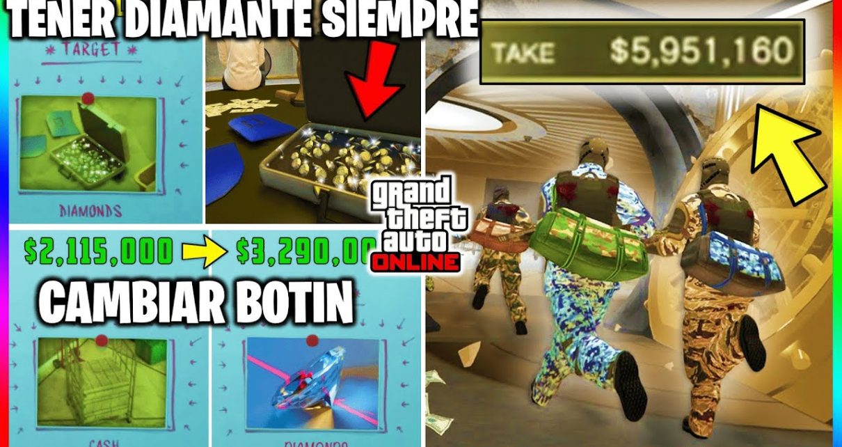 MILLONES FACIL con DIAMANTES para el NUEVO DLC | GOLPE al CASINO | TRUCOS & TIPS