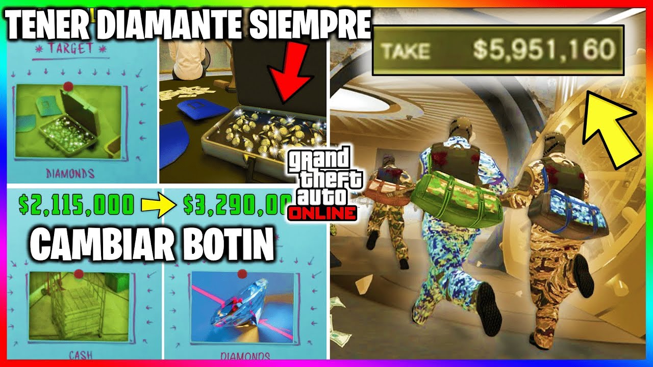 MILLONES FACIL con DIAMANTES para el NUEVO DLC | GOLPE al CASINO | TRUCOS & TIPS