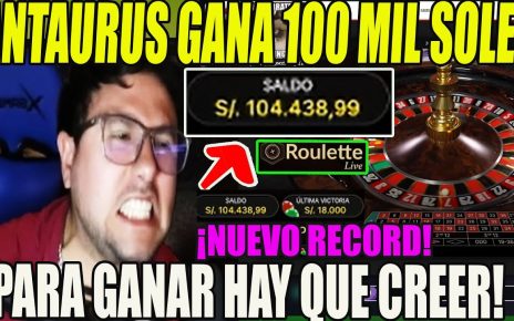 ??NUEVO tape! ANTAURUS GANA MAS DE 100 MIL SOLES EN EL CASINO CASI LLORA DE ALEGRIA"PARA NO CREER"